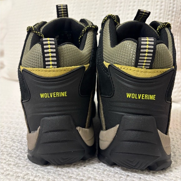 Wolverine Wilderness waterproof mens green suede hiking boots size 8 main image 7
